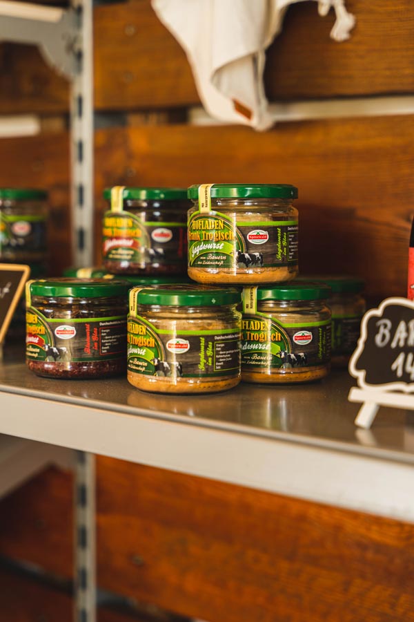 Jagdwurst im Hofladen Spargelhof Kalkwitz